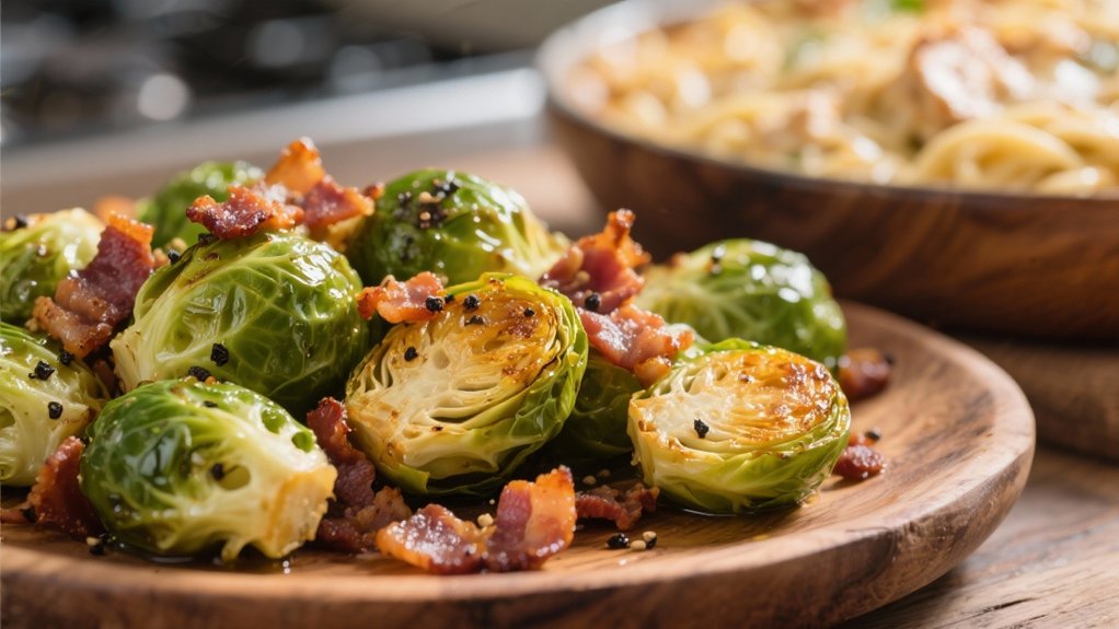 crispy bacon brussels sprouts