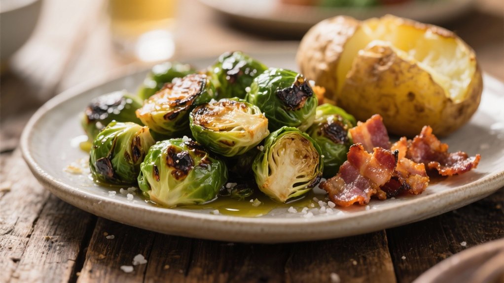 crispy bacon brussels sprouts