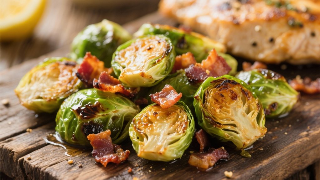 crispy bacon brussels sprouts