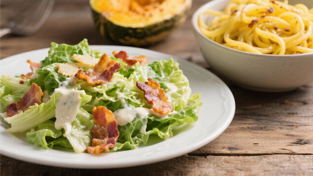 crispy bacon caesar salad