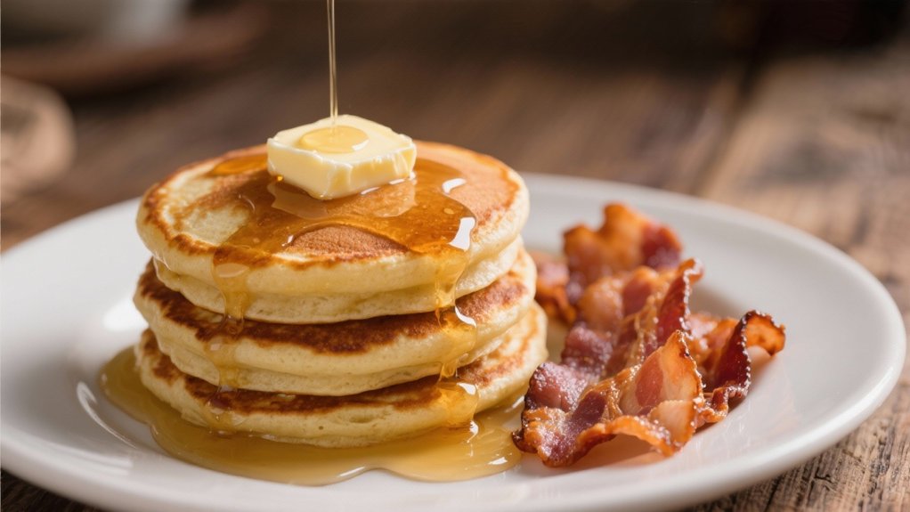 crispy bacon enhances breakfasts