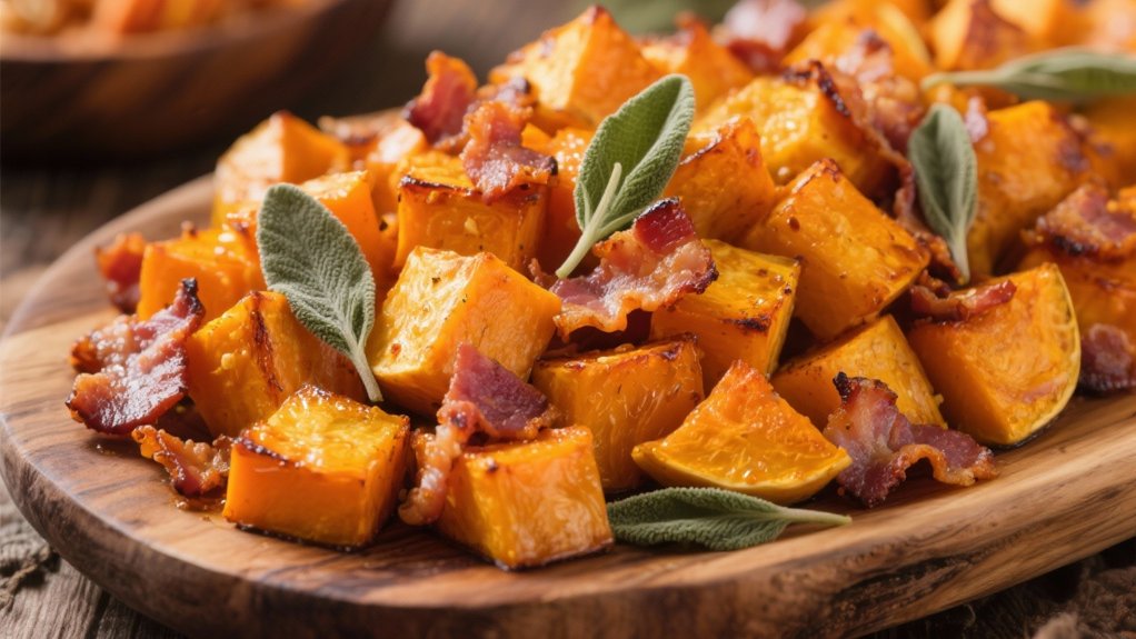 crispy bacon fragrant sage