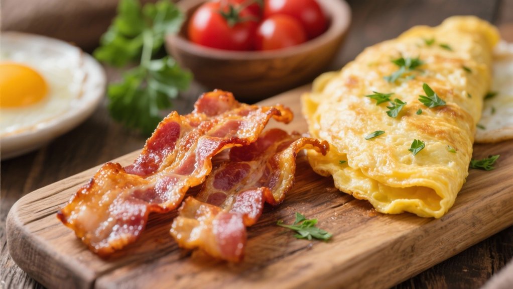 crispy bacon indulgent breakfast experience