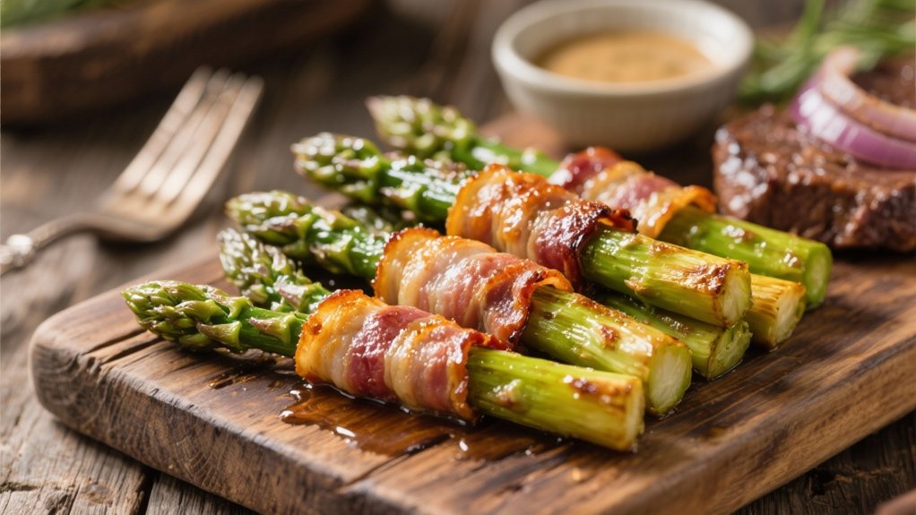 crispy bacon wrapped asparagus delight