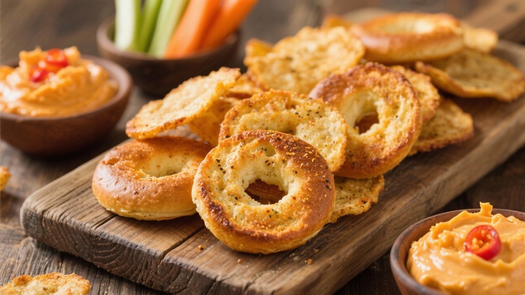 crispy bagel chips recipe