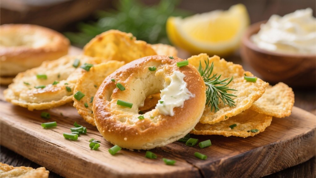 crispy bagel chips recipe