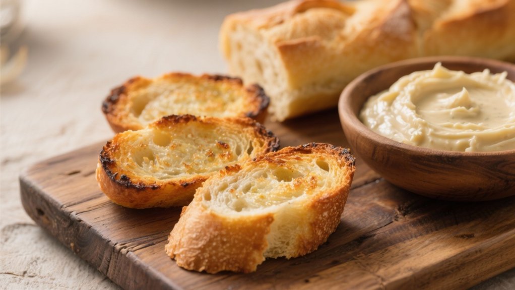 crispy baguette crostini perfection