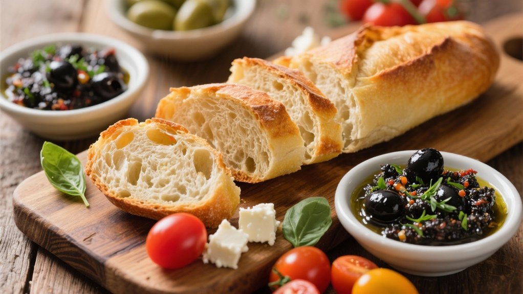 crispy baguette slice indulgence