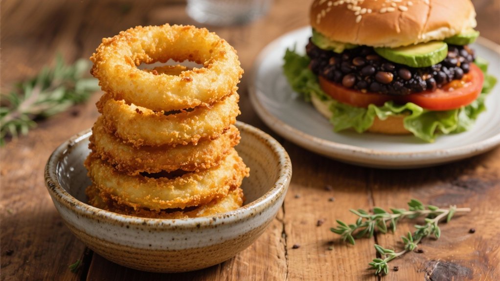 crispy baked onion rings