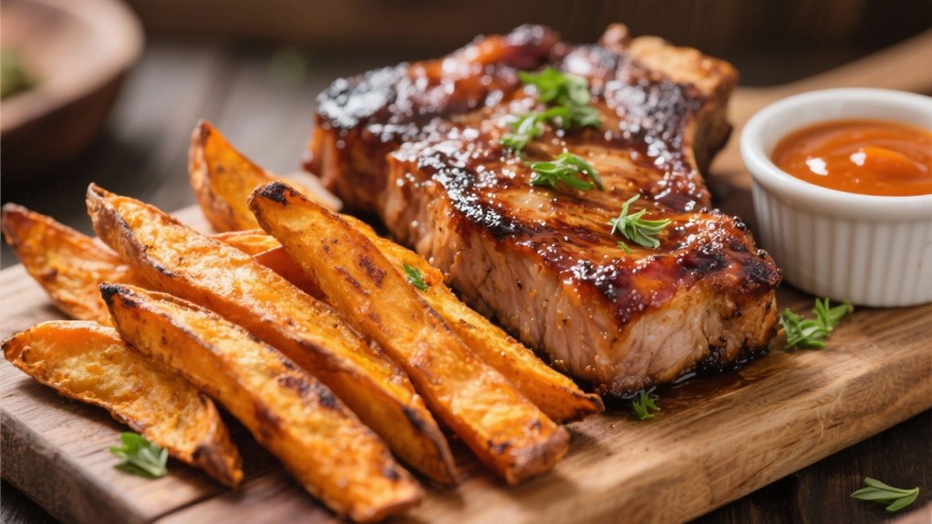 crispy baked sweet potato fries