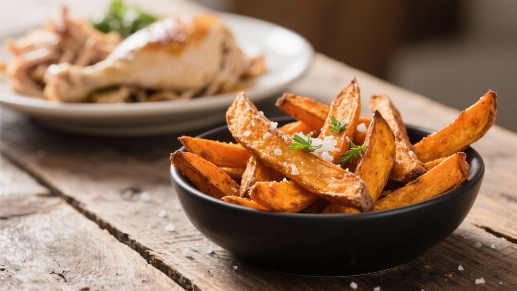 crispy baked sweet potato fries