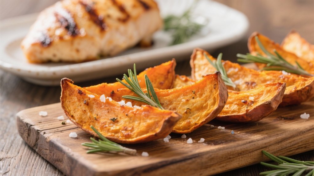 crispy baked sweet potato wedges