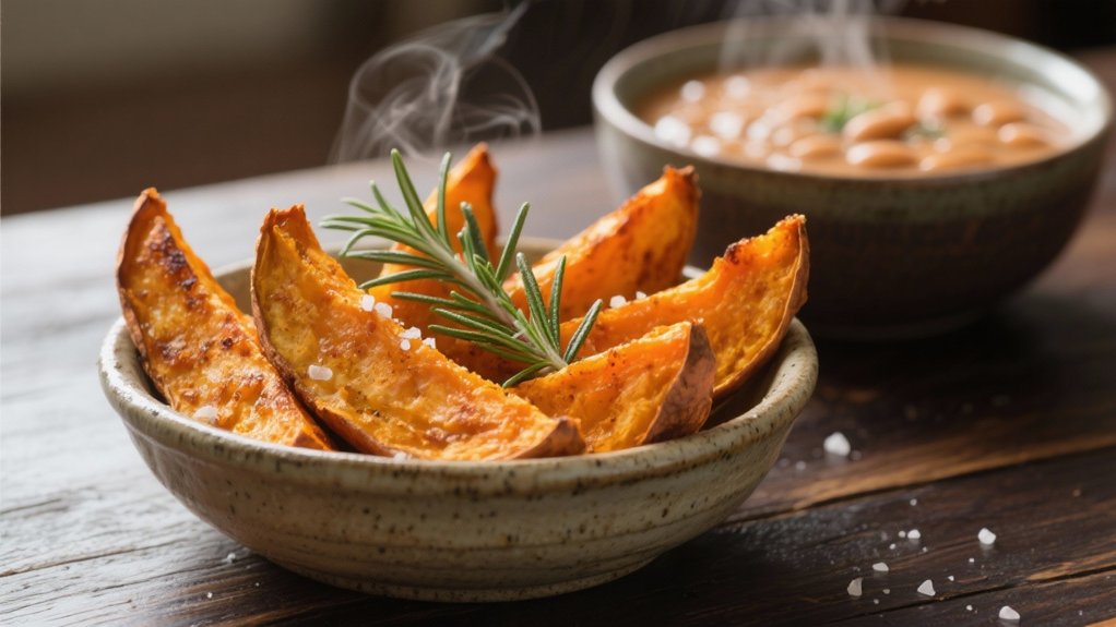 crispy baked sweet potato wedges