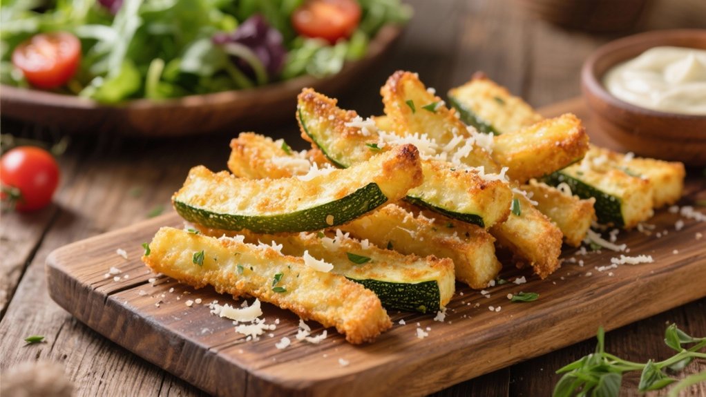 crispy baked zucchini fries
