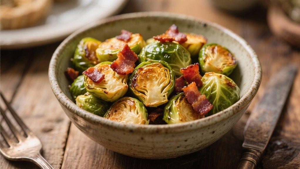 crispy brussels sprouts bacon