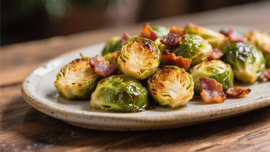 crispy brussels sprouts bacon