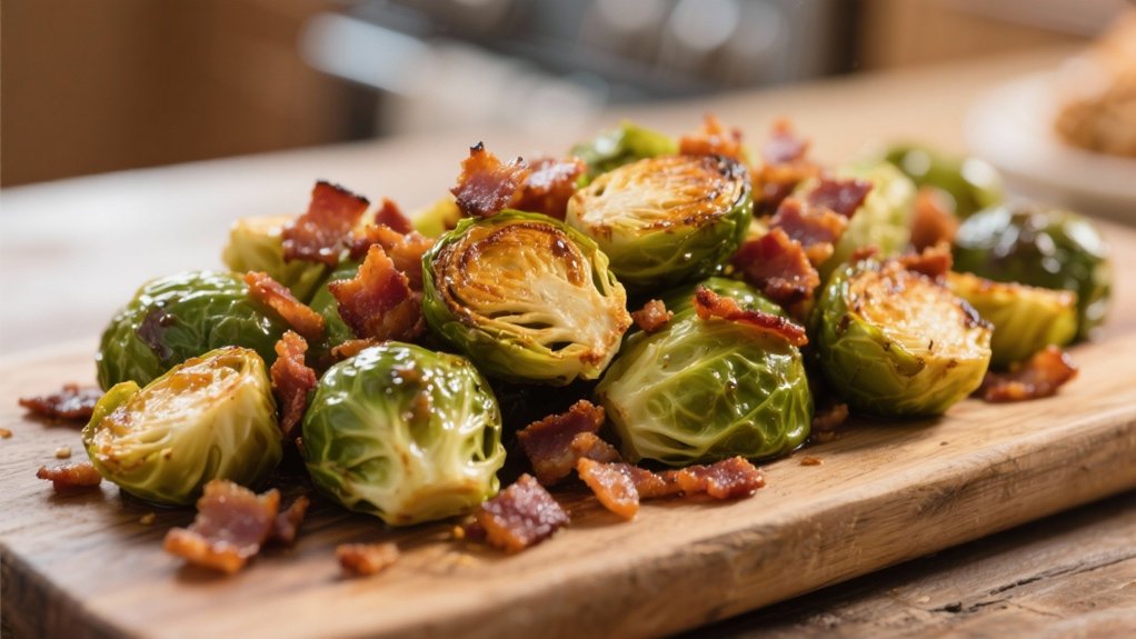 crispy brussels sprouts bacon