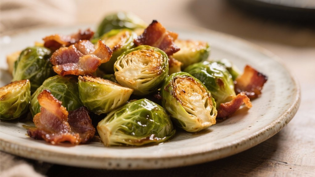 crispy brussels sprouts bacon