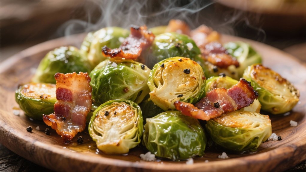 crispy brussels sprouts smoky bacon