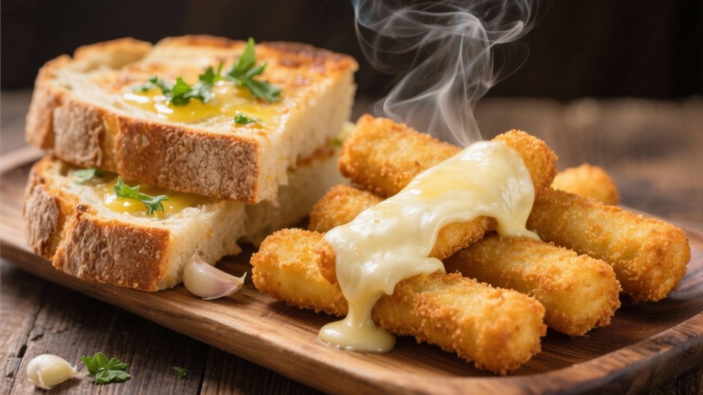 crispy buttery garlic goodness