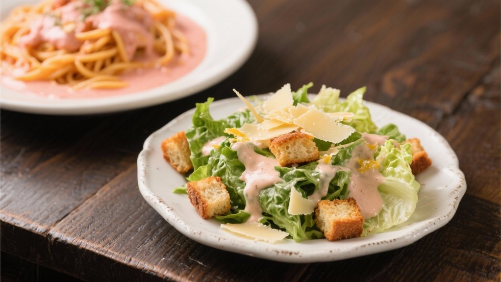 crispy caesar salad complement