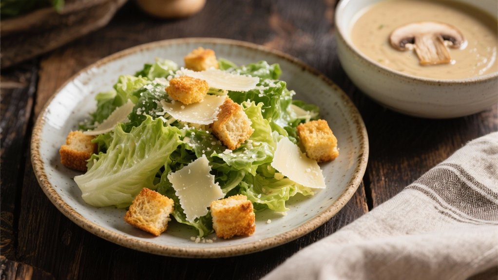 crispy caesar salad complement