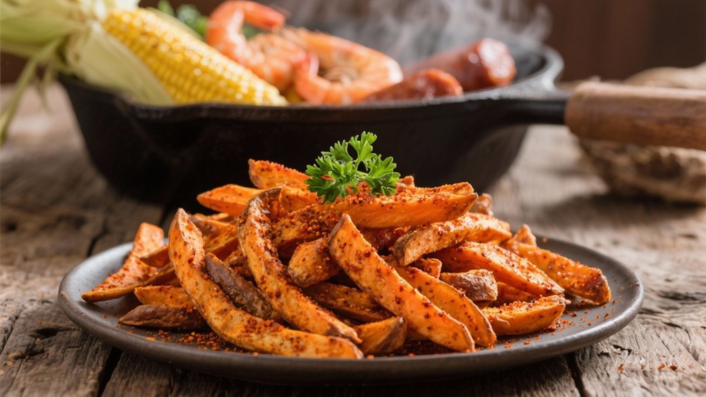 crispy cajun sweet potato fries