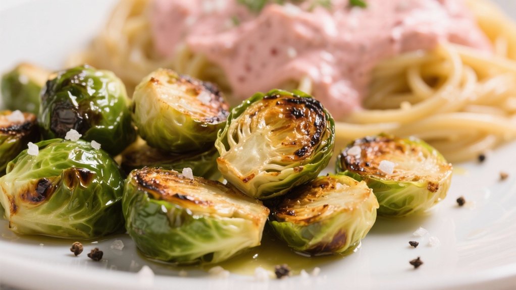 crispy caramelized brussels sprouts
