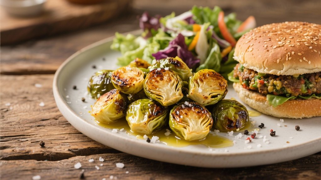 crispy caramelized brussels sprouts