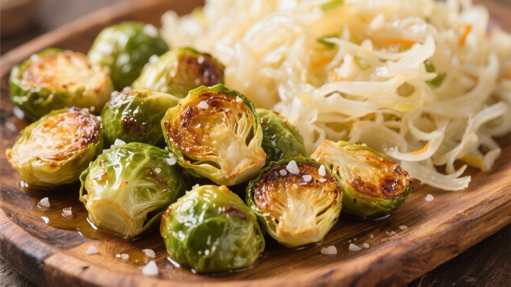 crispy caramelized brussels sprouts