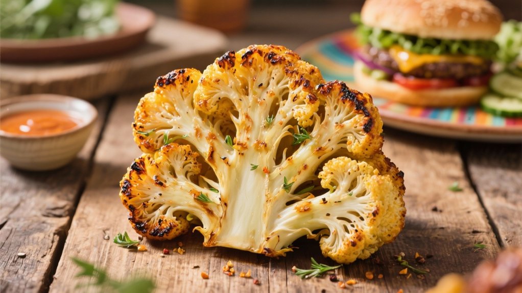 crispy caramelized roasted cauliflower