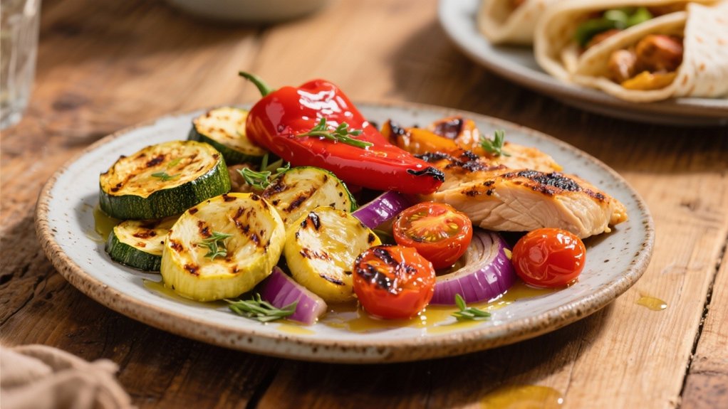 crispy caramelized roasted vegetables