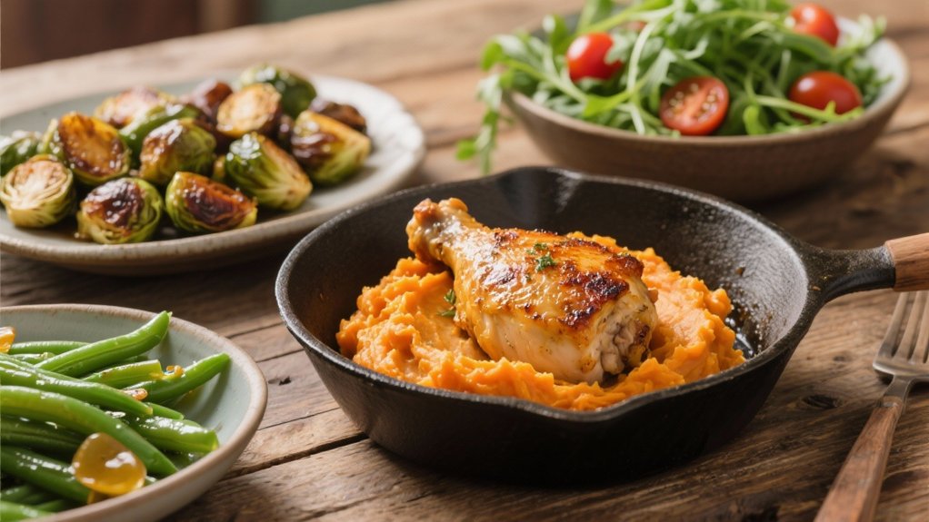 crispy chicken creamy potatoes