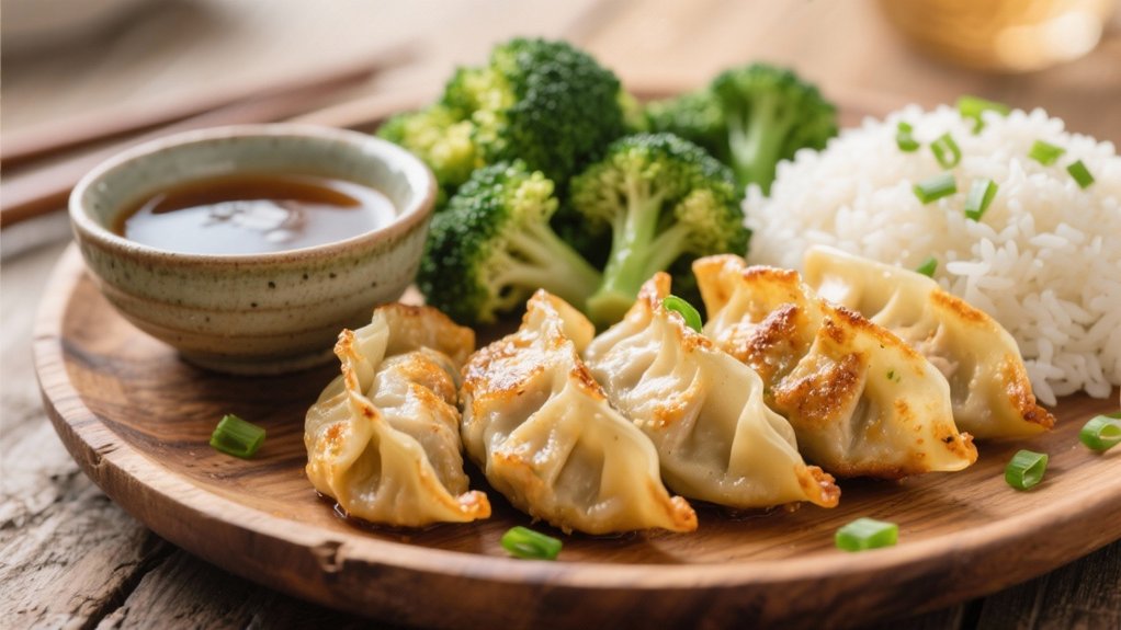 crispy chicken potstickers recipe