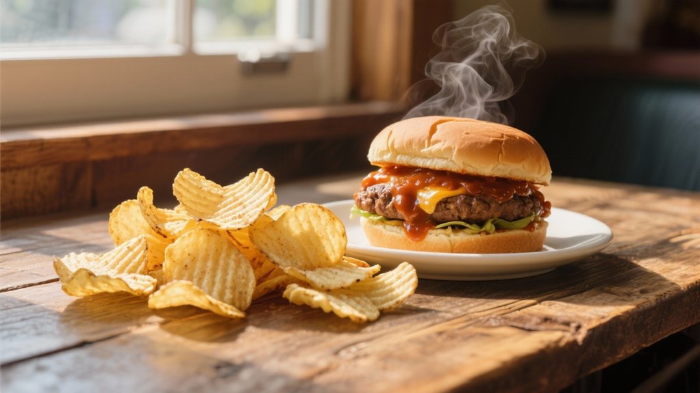 crispy chips complement sandwiches