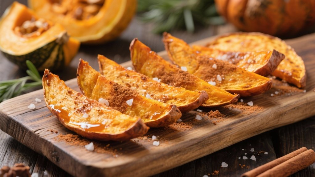 crispy cinnamon sweet potato wedges