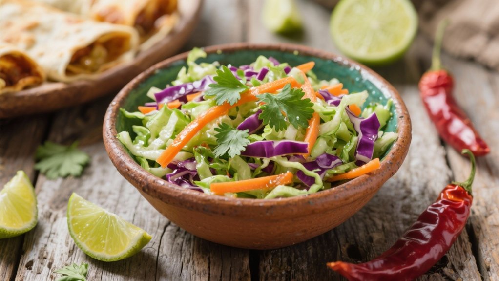 crispy coleslaw with lime