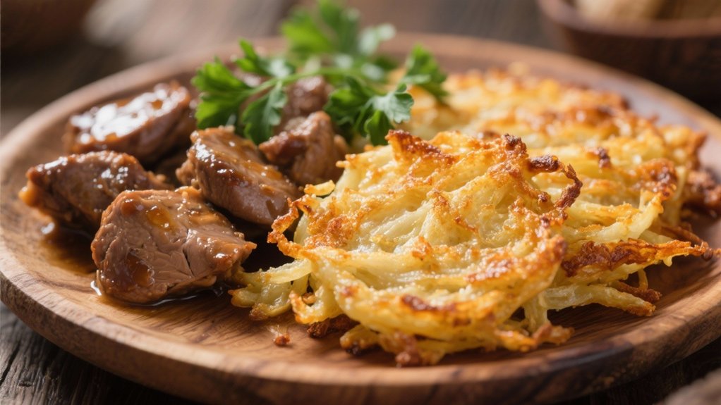 crispy contrast with livers