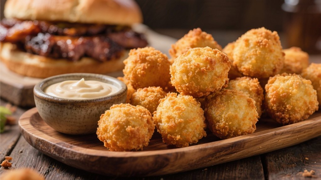 crispy cornmeal bbq accompaniment