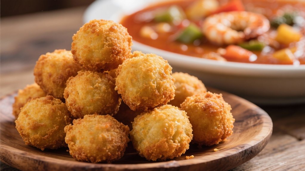 crispy cornmeal fritters delight