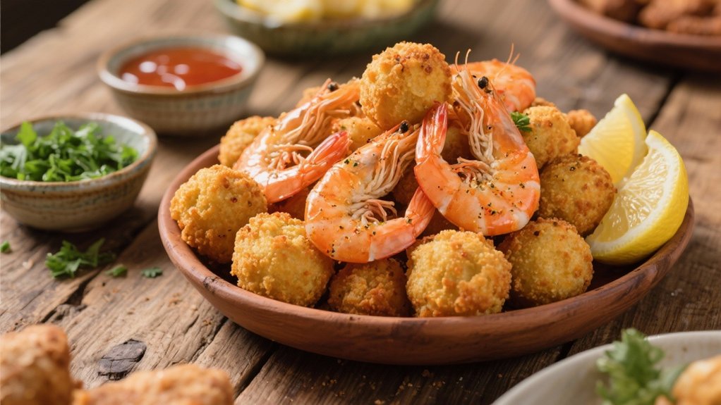 crispy cornmeal fritters delight
