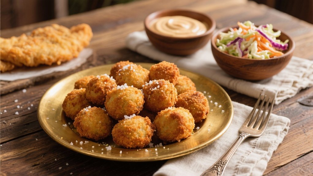 crispy cornmeal fritters delight