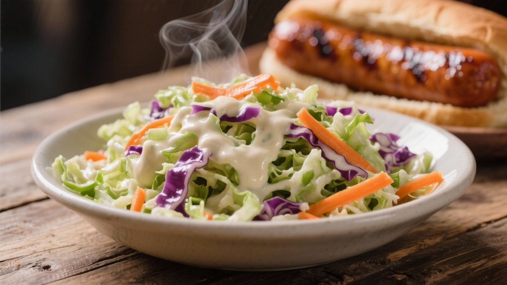 crispy creamy coleslaw pairing