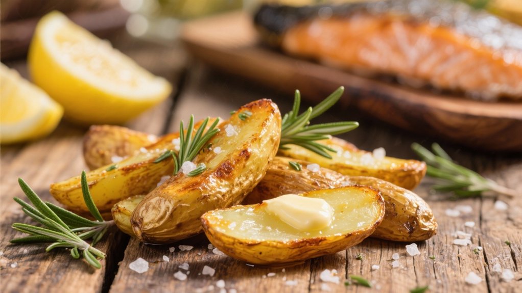crispy creamy roasted potatoes