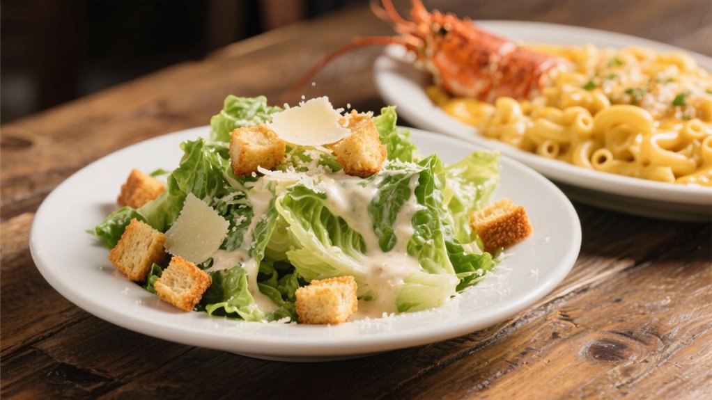 crispy croutons enhance freshness