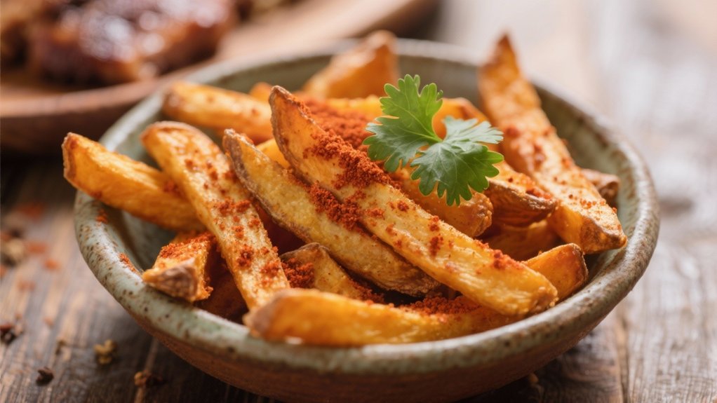 crispy cumin sweet potato fries