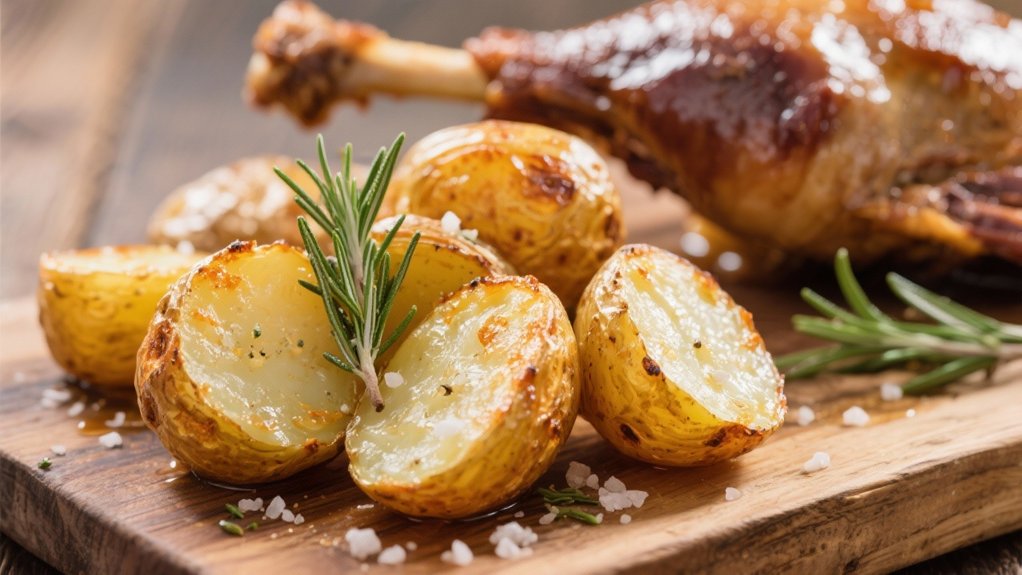 crispy duck fat potatoes