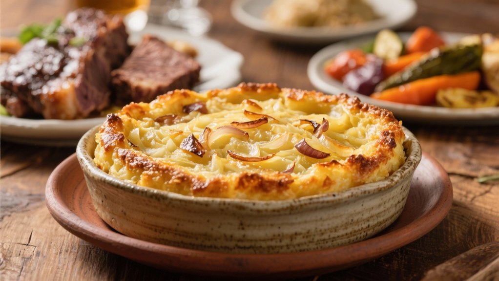 crispy edged potato kugel