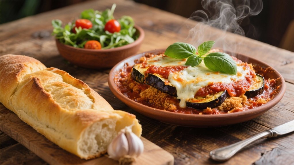 crispy eggplant parmesan delight