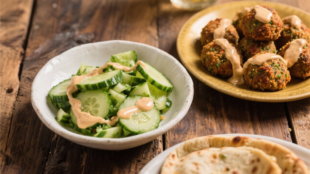 crispy falafel creamy tahini